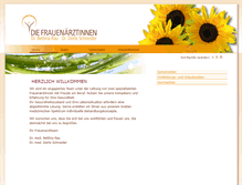 Tablet Screenshot of die-frauenaerztinnen.com